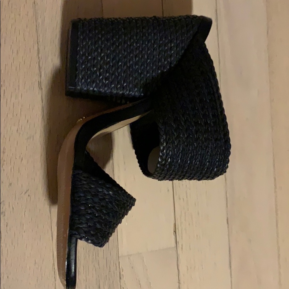 SCHUTZ Black Woven Heels - Picture 5 of 7